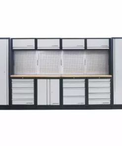 KRAFTWERK Soldes 42 Système De Rangement Modulaire KRAFTWERK Mobilio - 6 éléments - Plan De Travail Inox - 3964FIX