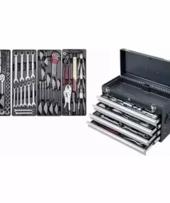 Boîte à Outils Basic-Line 1/4 +1/2 KRAFTWERK - 100 Pièces - 206.100.000