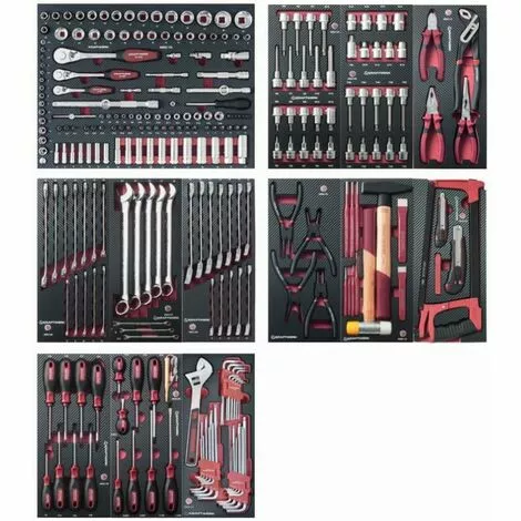 Assortiment D'outils Completo EVA 1/4+ 3/8+ 1/2 KRAFTWERK 280 Pièces - 105.530.000 3 Assortiment D'outils Completo EVA 1/4+ 3/8+ 1/2 KRAFTWERK 280 Pièces - 105.530.000