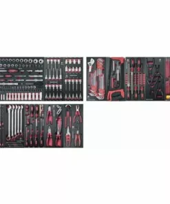 Assortiment D'outils Completo EVA 1/4+ 3/8+ 1/2 KRAFTWERK 273 Pièces - 105.524.000