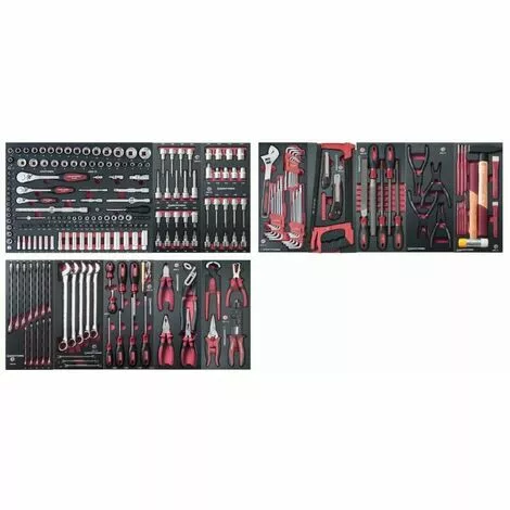 Assortiment D'outils Completo EVA 1/4+ 3/8+ 1/2 KRAFTWERK 273 Pièces - 105.524.000 3 Assortiment D'outils Completo EVA 1/4+ 3/8+ 1/2 KRAFTWERK 273 Pièces - 105.524.000