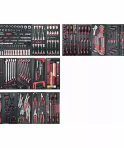 Assortiment D'outils Completo EVA 1/4+ 3/8+ 1/2 KRAFTWERK 308 Pièces - 105.518.000