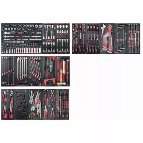 Assortiment D'outils Completo EVA 1/4+ 3/8+ 1/2 KRAFTWERK 308 Pièces - 105.518.000 3 Assortiment D'outils Completo EVA 1/4+ 3/8+ 1/2 KRAFTWERK 308 Pièces - 105.518.000