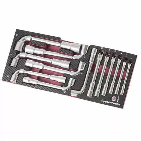 Coquille De Clés à Pipe Débouchées 7-19 Mm EVA3 KRAFTWERK 13 Pièces - 4903-29 3 Coquille De Clés à Pipe Débouchées 7-19 Mm EVA3 KRAFTWERK 13 Pièces - 4903-29