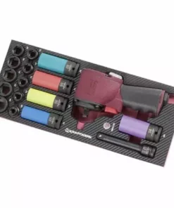 Coquille De Clés à Choc Pneumatique 920 Nm EVA3 KRAFTWERK 18 Pièces - 4903-33