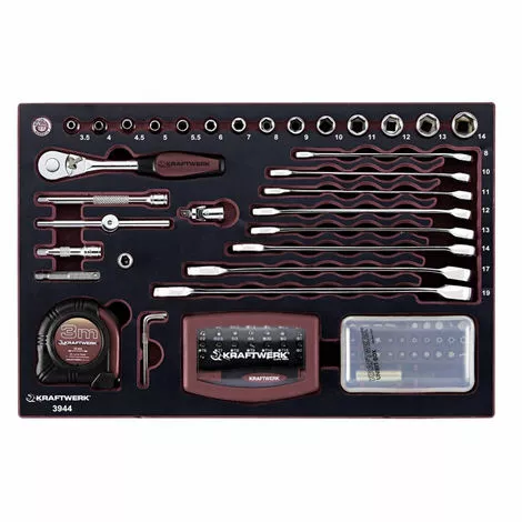 Coffret D'outils Pro-Line 1/4 KRAFTWERK 123 Pièces - 3944 5 Coffret D'outils Pro-Line 1/4 KRAFTWERK 123 Pièces - 3944 – Image 3