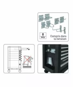 Servante D'atelier Pro-Line P407 EVA KRAFTWERK 280 Pièces - 102.400.515 7 Servante D'atelier Pro-Line P407 EVA KRAFTWERK 280 Pièces - 102.400.515 -KRAFTWERK Soldes 23353217 3