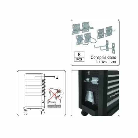 Servante D'atelier Pro-Line P407 EVA KRAFTWERK 280 Pièces - 102.400.515 5 Servante D'atelier Pro-Line P407 EVA KRAFTWERK 280 Pièces - 102.400.515 – Image 3