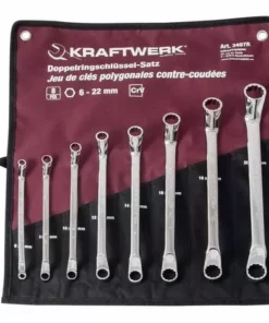 KRAFTWERK 3497R - Bag – Ac à 8 Clé étoile Plate 2 Bouche De 6 à 22mm