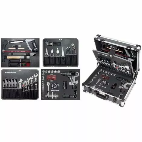 Coffret D'outils B147, 3/8" 97 Pcs Avec Powertool Kraftwe Kraftwerk 4 Coffret D'outils B147, 3/8" 97 Pcs Avec Powertool Kraftwe Kraftwerk – Image 2