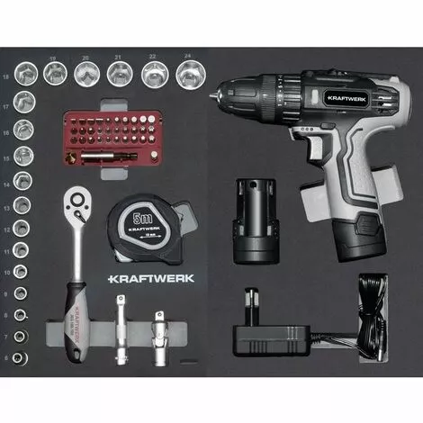 Coffret D'outils B147, 3/8" 97 Pcs Avec Powertool Kraftwe Kraftwerk 5 Coffret D'outils B147, 3/8" 97 Pcs Avec Powertool Kraftwe Kraftwerk – Image 3