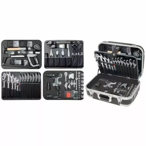 Boîte à Outils B160, 3/8" 162 Pcs Avec Powertool Kraftwerk 4 Boîte à Outils B160, 3/8" 162 Pcs Avec Powertool Kraftwerk – Image 2