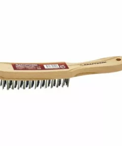KRAFTWERK 4326 - Brosse 4 Puas Manche Acier Et Hêtre