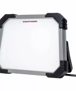 KRAFTWERK Baladeuse De Chantier Led 230V T5000 Câble 5m 5000 Lumens Et 2 Prises Au Dos - Blanc