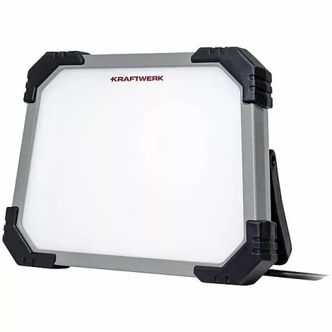 KRAFTWERK Baladeuse De Chantier Led 230V T5000 Câble 5m 5000 Lumens Et 2 Prises Au Dos - Blanc 2 KRAFTWERK Baladeuse De Chantier Led 230V T5000 Câble 5m 5000 Lumens Et 2 Prises Au Dos - Blanc